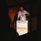 El president del Comitè Científic, Txaber Allué, intervé al congrés del romesco