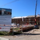 L'antic cinema Rialto de Deltebre en obres.