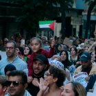 Imatge de la manifestació en suport a Gaza a Tarragona