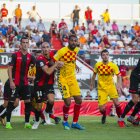 Imatge del darrer derbi entre Nàstic i Reus disputat al Municipal.