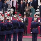 El president de la Generalitat, Salvador Illa, a la desfilada militar del 12 d'octubre, a Madrid