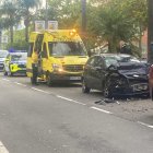 Imatge de dos dels vehicles sinistrats.