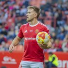 Sergio Santos durant una acció contra l'Alcorcón.