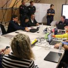 El president Illa a la reunió del CECAT aquest dilluns al vespre a Tortosa.