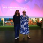 La consellera de Cultura de l'Ajuntament de Tarragona, Sandra Ramos; i la presidenta d'ARC, Raquel Bassas.