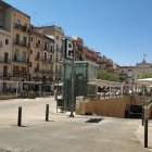 Imatge d’arxiu de l’entrada de l’aparcament de la plaça de la Font, que compta amb 284 places d’estacionament.
