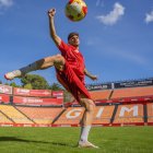 Álex Jiménez al Nou Estadi.