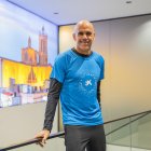 El medallista mundial espanyol Reyes Estévez a l’Store Joan XXIII de CaixaBank a Tarragona.