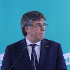 El president de Junts, Carles Puigdemont, aquest dilluns a Perpinyà