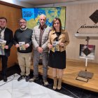 Director artístic del Memorimage, Agustí Argelich; l’alcaldessa de Reus, Sandra Guaita; i el regidor de Cultura i Política Lingüística, Daniel Recasens.