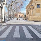 Render de la primera fase de peatonalització del lateral de la Rambla.