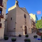 Fotografia exterior de la parròquia de la Puríssima Sang, actualment tancada.