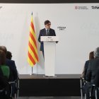 Salvador Illa durant la seva conferència a Reus