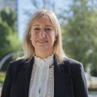 La subdelegada del Govern espanyol a la província de Tarragona, Elisabet Romero, al balcó del seu despatx.