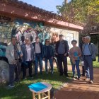 La caseta va ser instal·lada arran de la construcció de la urbanització i utilitzada des del 1999 com a punt de trobada veïnal