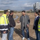 L’alcalde, Rubén Viñuales, i el conseller de Medi Ambient, Guillermo García de Castro, han visitat aquest dimecres els treballs