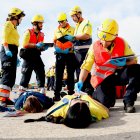 L'exercici organitzat pel mateix aeroport i Protecció Civil partia d'una aeronau provinent de Manchester