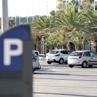 Imatge d’arxiu d’un aparcament de zona blava a Vila-seca