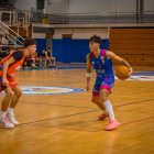 El base del CBT Iker Fernández durant un duel d’aquesta temporada.