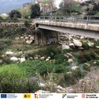 Punt on es construirà l'estació d'aforament en el riu Brugent.