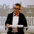 La consellera d'Hisenda de Tarragona, Isabel Mascaró, durant la presentació del pressupost