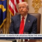 El president dels Estats Units, Donald Trump