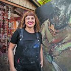 Queralt Osorio, dijous passat, al seu taller.