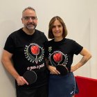 Els jugadors Manuel Cerezuela i Cristina Zapata.