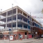 Un bloc del barri de Domeny de Girona en construcció per destinar-ho a lloguer social