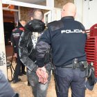Imatge d'una de les detencions realitzades al Vendrell.