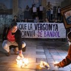 Un instant de la concentració del 25-N de l’any passat.