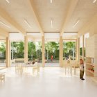 Imatge virtual del projecte de l'escola bressol municipal L'Ametller.