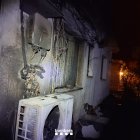 Imatge de la zona afectada per l'incendi a Llorenç del Penedès.