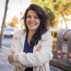 La consellera Sonia Orts a la rambla Vella