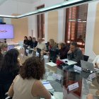 Imatge de la reunió entre els representants de les administracions implicades en l’elaboració del PDU metropolità del Camp de Tarragona.