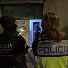 Agents durant el dispositiu d'aquest dimarts.