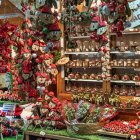 Imagen de archivo de un mercado de Navidad.