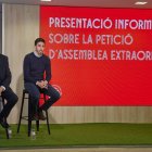 Imatge de la roda de premsa de la FCF