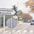 Un dels indrets on s'aplicarà la mesura serà l'entrada a la urbanització Blancafort.