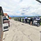 Imatge de la deixalleria d’emergència instal·lada per l’Ajuntament.