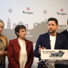 Rubén Viñuales a la roda de premsa sobre el Pla de Barris