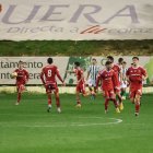 El Nàstic celebrant un gol a El Maulí