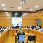 Imatge del saló de plens municipal durant la sessió celebrada el passat dilluns.