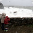 Pluja i temporal de mar a Llançà