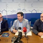 D'esquerra a dreta: David Chatelain, Oliver Klein i Alfredo Clúa.