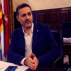 L'alcalde sortint de Tortosa, Jordi Jordan, al despatx d'alcaldia