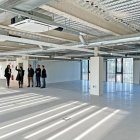 Fotografia d'arxiu del final d'obres de l'edifici Redessa Innovació, el quart centre d'empreses municipal on va acabar instal·lant-se T-Systems.