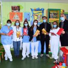 Els jugadors d'hoquei visiten l'Hospital de Reus