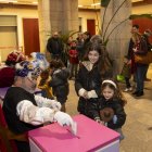 Els patges reials es van instal·lar al pati Jaume I de l'Ajuntament de Tarragona.