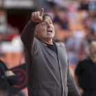 Cristóbal Parralo durant un partit del Nàstic.